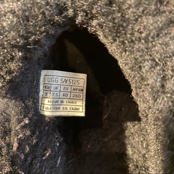 Ugg Coquette Slippers Shearling Fur Mules Slides In Black size 9 - Picture 10 of 13